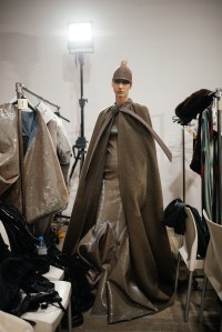 Backstage at Rick Owens RTW Fall 2022