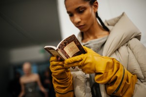 Backstage at Rick Owens RTW Fall 2022