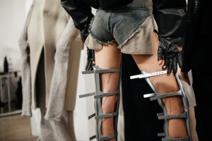 Backstage at Rick Owens RTW Fall 2022
