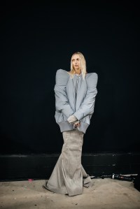 Backstage at Rick Owens RTW Fall 2022