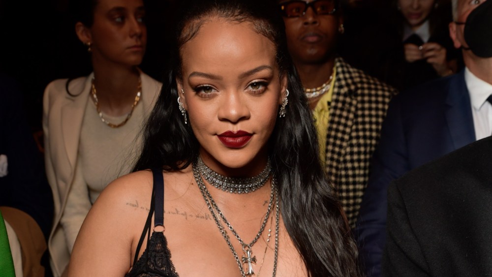 Rihanna at Dior Fall 2022