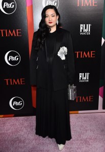 Amanda Nguyen arrives at the Time Women of the Year Gala, Tuesday, March 8, 2022, at Spago in Beverly Hills, Calif. (Photo by Jordan Strauss/Invision/AP)