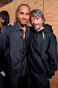 Pierpaolo Piccioli and Lewis Hamilton