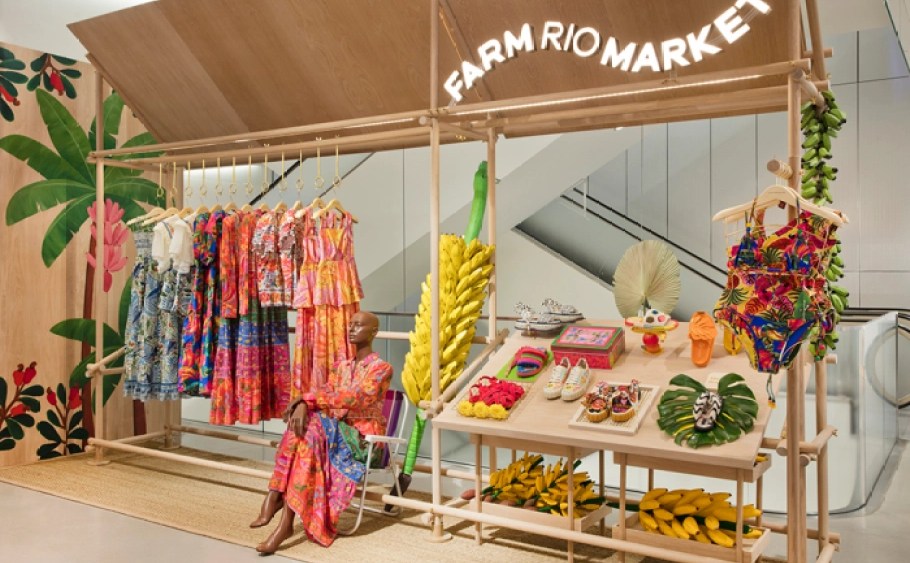 Farm Rio launched its debut collection of sneakers, sandals, and mules through an exclusive partnership with Nordstrom on Monday.