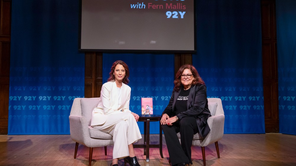 Christy Turlington and Fern Mallis at 92Y.
