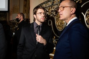 Teddy von Ranson and Steven Kolb at the 2022 AAFA American Image Awards at the Plaza Hotel on April 26, 2022 in New York.