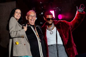 Liberty Ross, Ian 'Flipper' Ross and Usher