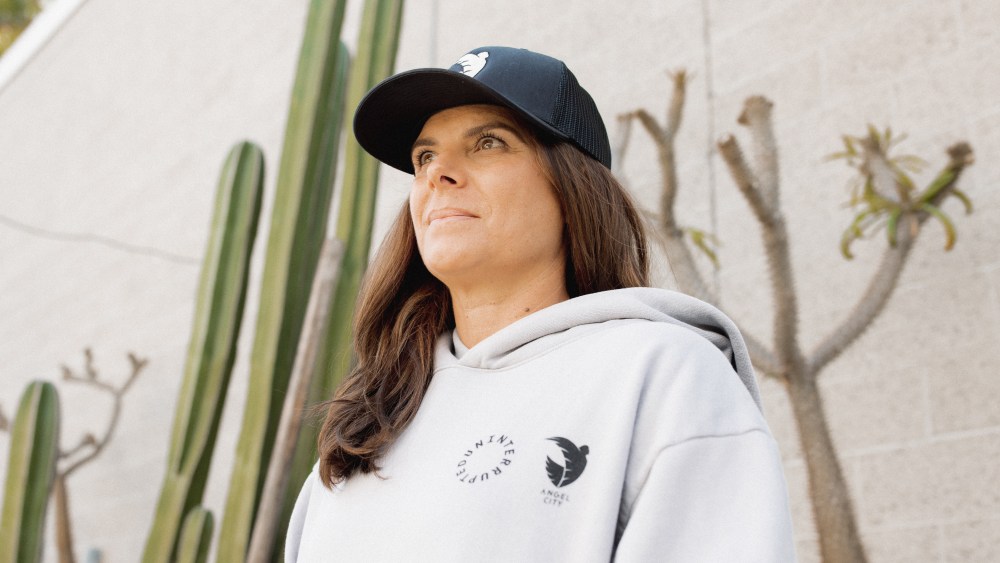 Mia Hamm in the UN x ACFC capsule