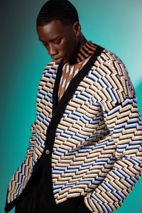 Zankov's extra-fine merino wool cardigan and knit dress.