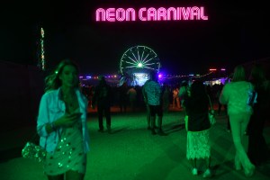 The scene at Neon Carnival.