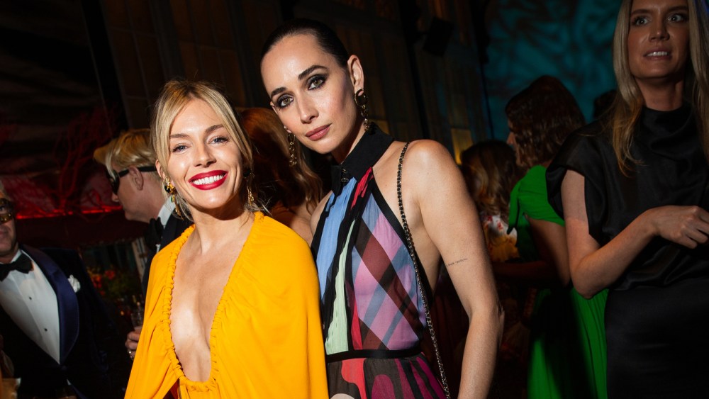 Sienna Miller and Rebecca Dayan