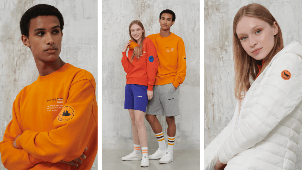 Looks from the Save the Duck for WildAid capsule collection.