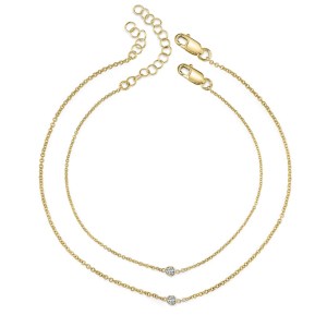 Starling Mama & Mini Diamond Bracelet Set
