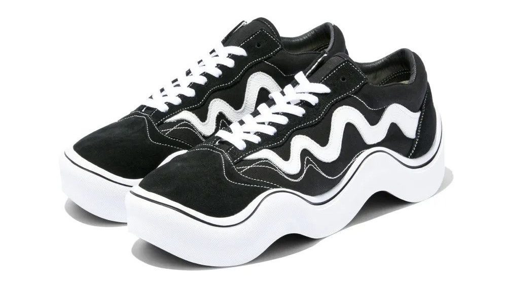 MSCHF's Wavy Baby is the target of a trademark infringement lawsuit from Vans, which claims the shoes resemble its own Old Skool sneakers