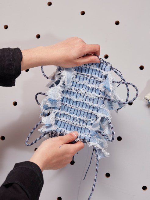 Levi’s worked with the British Council to showcase upcycled post-consumer materials at a Levi’s Haus London exhibition.