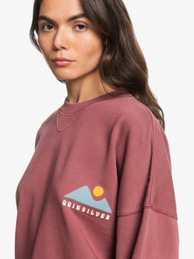 The line's garments are made using environmentally preferred materials.