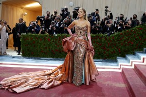 Blake Lively in Versace at the 2022 Met Gala