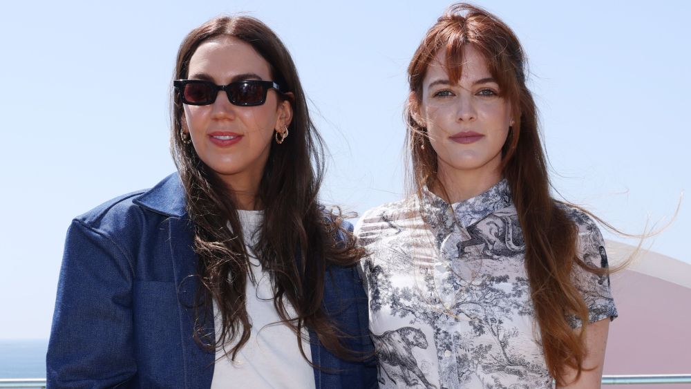 CANNES, FRANCE - MAY 20:  Riley Keough and Gina Gammell attend Kering "Women In Motion" Talk during the 75th Cannes Film Festival 2022 at Majestic Barrière on May 20, 2022 in Cannes, France. (Photo by Vittorio Zunino Celotto/Getty Images for Kering)