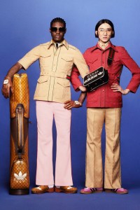A look from the Adidas x Gucci collection.
