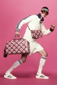 A look from the Adidas x Gucci collection.