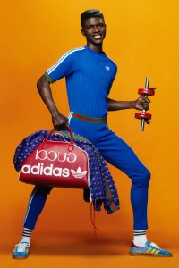 A look from the Adidas x Gucci collection.