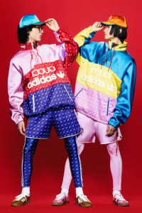 A look from the Adidas x Gucci collection.