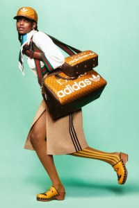 A look from the Adidas x Gucci collection.