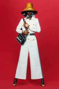 A look from the Adidas x Gucci collection.