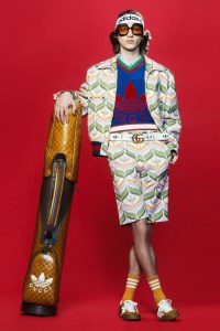 A look from the Adidas x Gucci collection.
