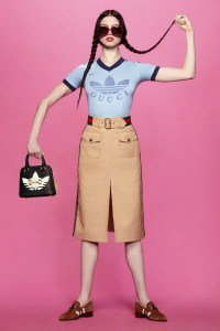 A look from the Adidas x Gucci collection.