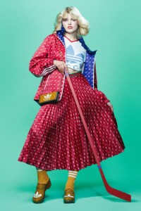 A look from the Adidas x Gucci collection.