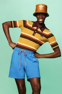 A look from the Adidas x Gucci collection.
