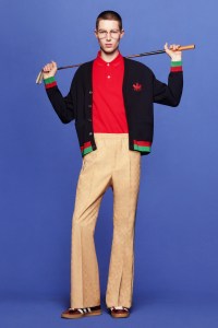 A look from the Adidas x Gucci collection.