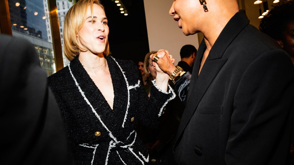 Tommy Dorfman and Olivier Rousteing