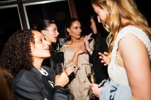 The scene at the Burberry x Lucien dinner