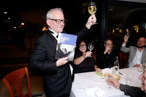 Thierry Frémaux toasting the launch of "A Rabbit's Foot."