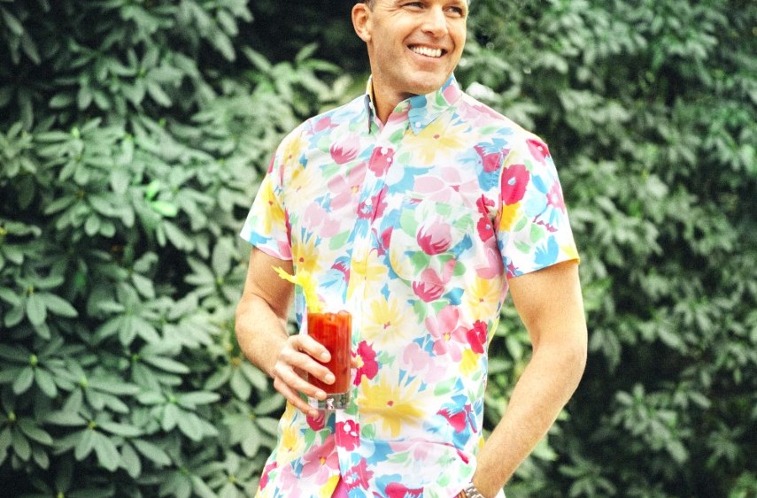 A shirt from the Frances Valentine collaboration with J. Press.