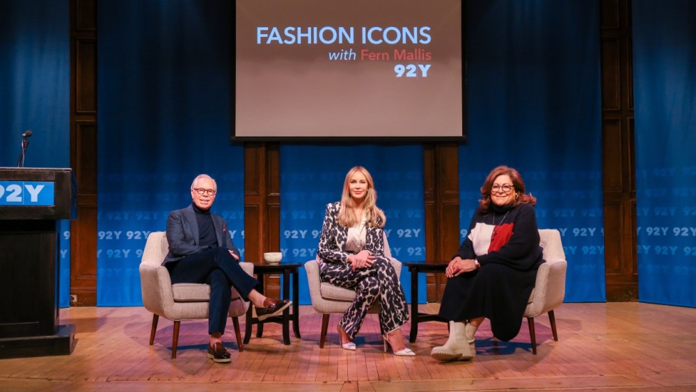 Tommy Hilfiger, Dee Ocleppo and Fern Mallis at 92Y.