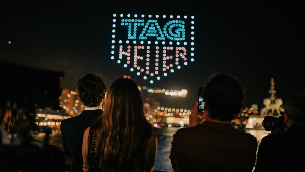 Tag Heuer drone show in Monaco