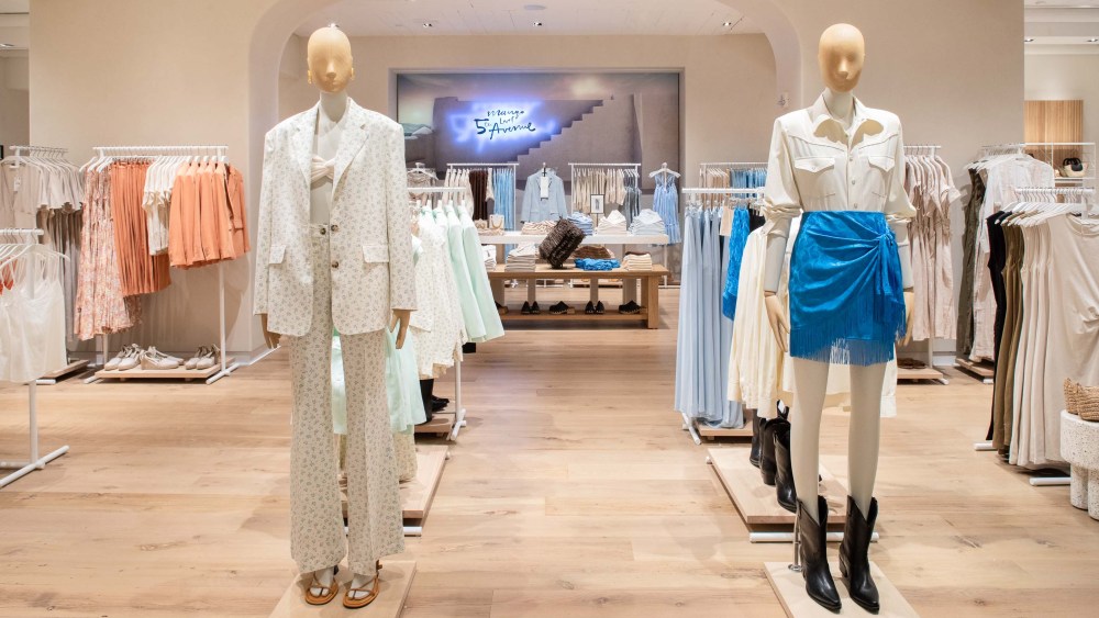 A look at the Mango flagship on Fifth Avenue.