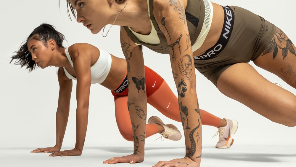 Nike Pro apparel.