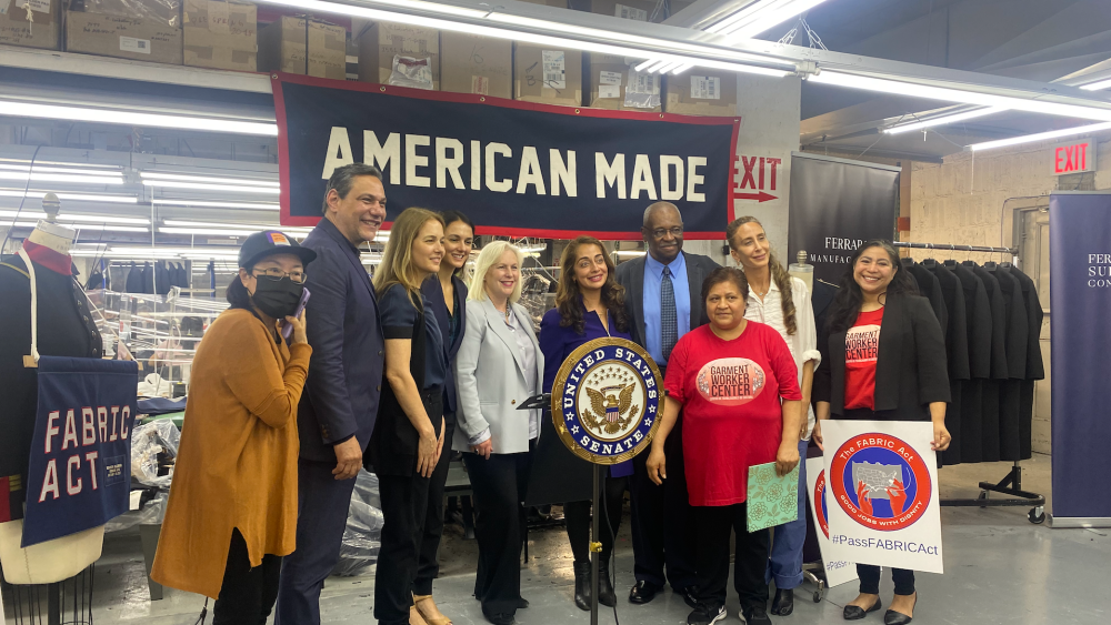 Fabric Act, Mara Hoffman, Gillibrand, Fashion, ferrara maufacturing, Garment District