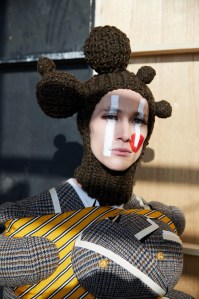 Backstage at Thom Browne RTW Fall 2022