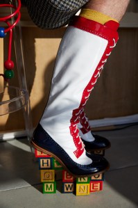 Backstage at Thom Browne RTW Fall 2022