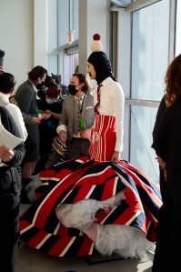 Backstage at Thom Browne RTW Fall 2022