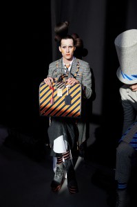 Backstage at Thom Browne RTW Fall 2022