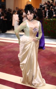 Billie Eilish at The 2022 Met Gala celebrating In America: An Anthology of Fashion held at the The Metropolitan Museum of Art on May 2, 2022 in New York City.