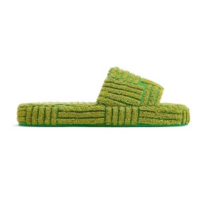 Bottega Veneta Terry Cloth Slide Sandals