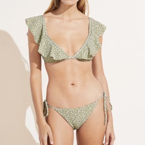 Eberjey Graziela Printed Textured Bikini Top
