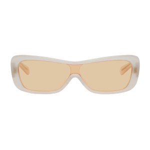 Flatist Eyewear White Veneda Carter Edition Disco Sunglasses
